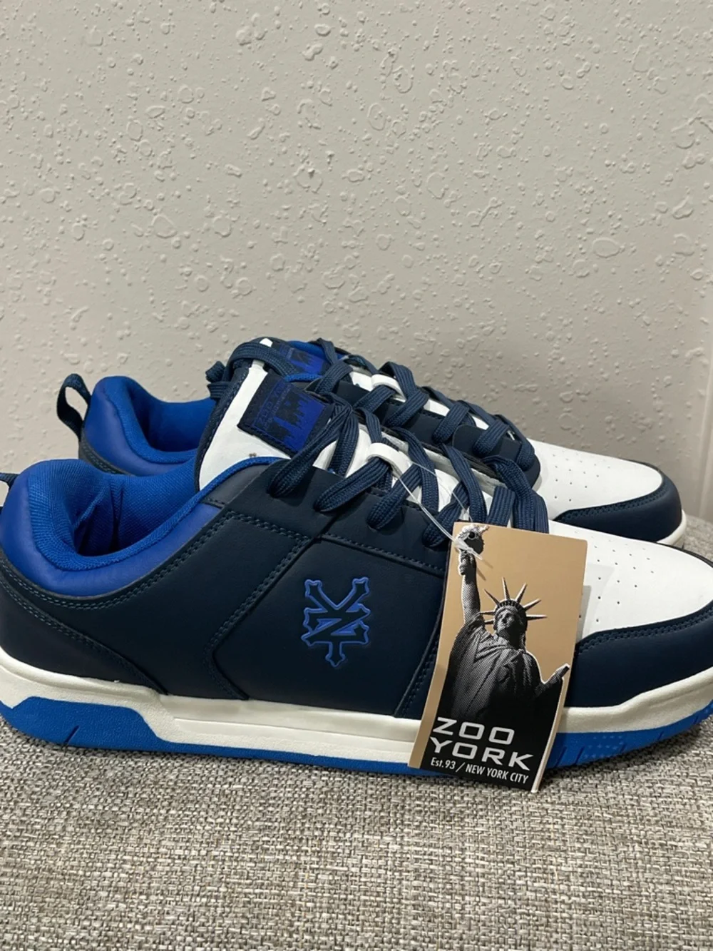 Zoo York Navy White and Blue Hundred Sneakers Size 13 New Without Box - Picture 5 of 9